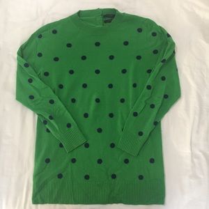 J.Crew Cashmere Polka Dot Sweater